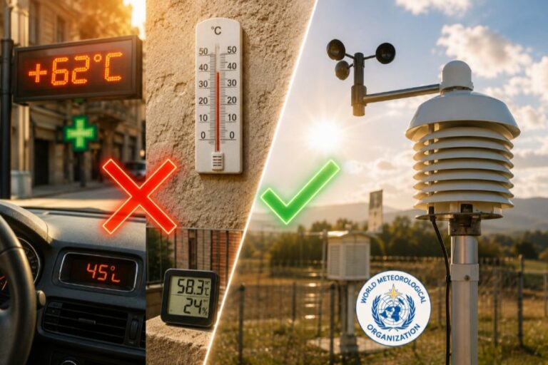 Caldo e temperature ufficiali