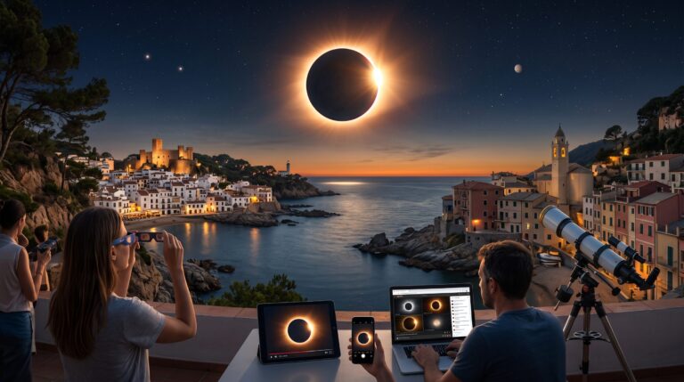 Eclissi Solare, lo spettacolo va in scena come vederla in diretta streaming online