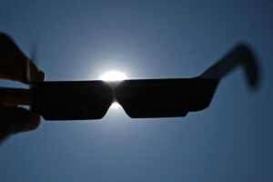 Eclissi solare vista