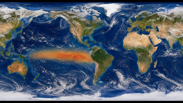 El Niño oceano pacifico