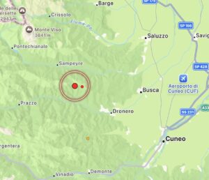 Terremoto Cuneo