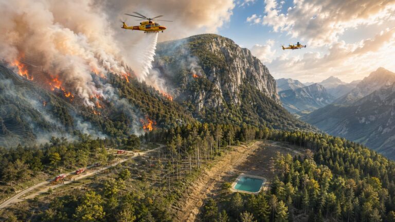 Incendi devastanti in Carnia