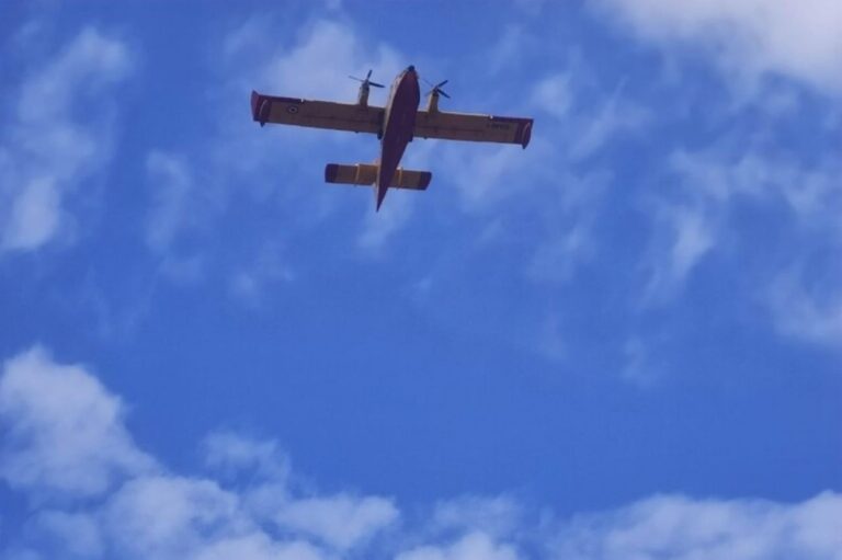 Incendi intervento aereo