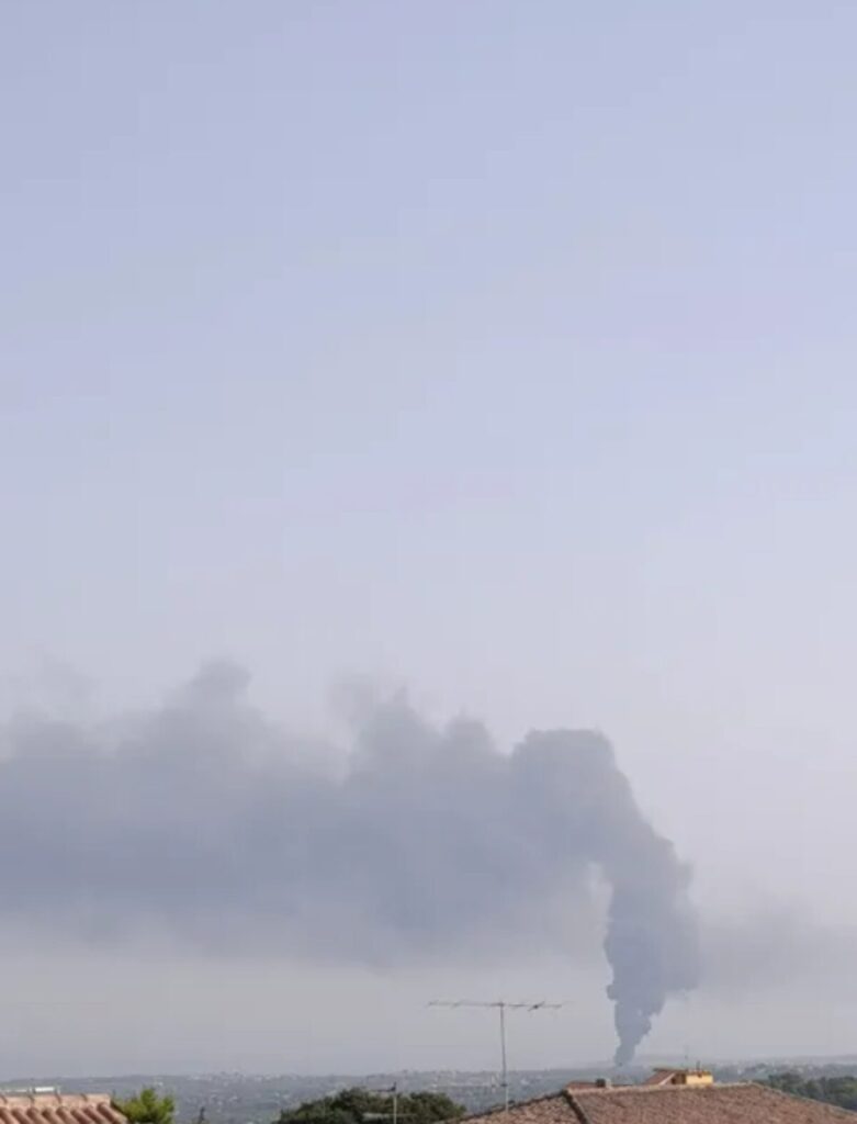 Incendio Acireale