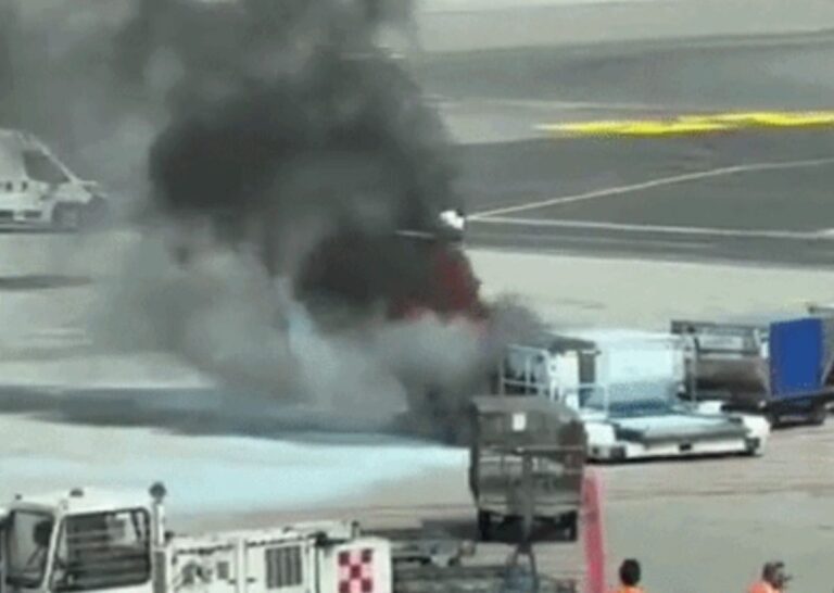 Incendio Malpensa