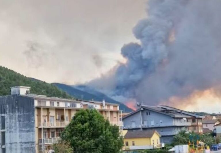 Incendio Monte Morrone
