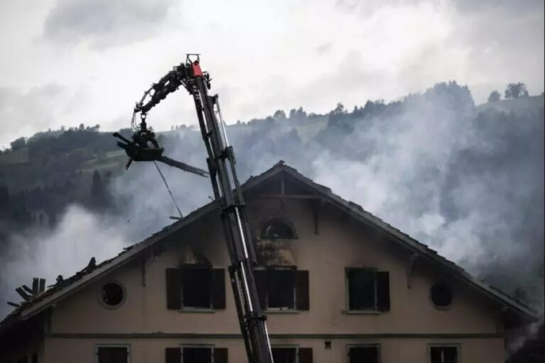 Incendio Svizzera