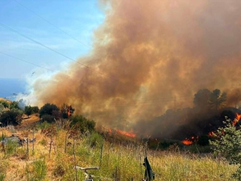 Incendio Taormina