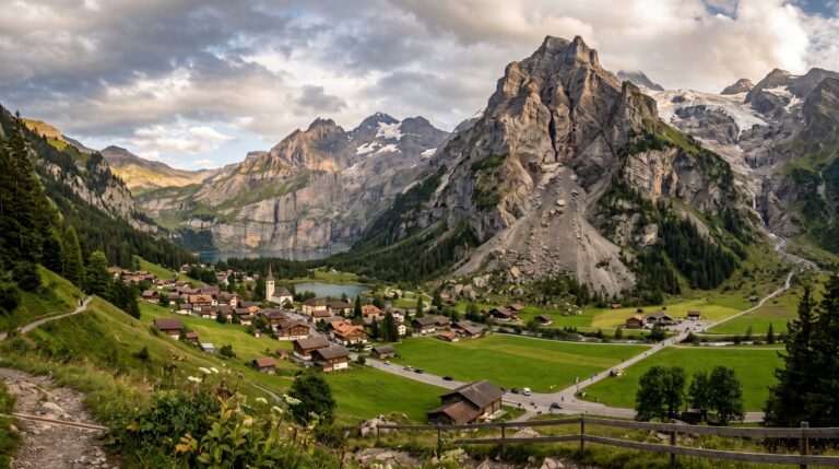Kandersteg frana alpi svizzere permafrost