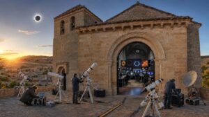 La NASA trasforma una Chiesa del XII Secolo nel cuore della Spagna nel centro operativo per l'Eclissi Solare 30 scienziati sul posto