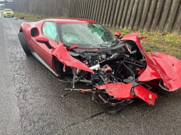 Maltempo Ferrari incidente