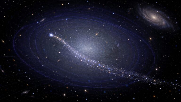 Oyashio il primo flusso stellare extragalattico svela i segreti della materia oscura