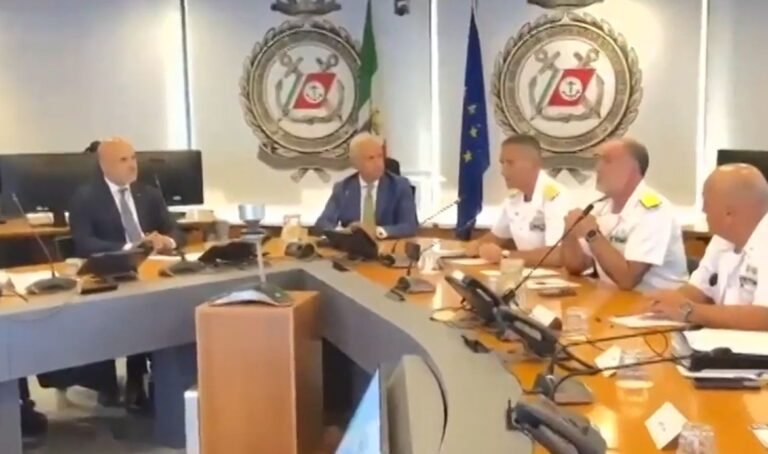 Piantedosi sala operativa