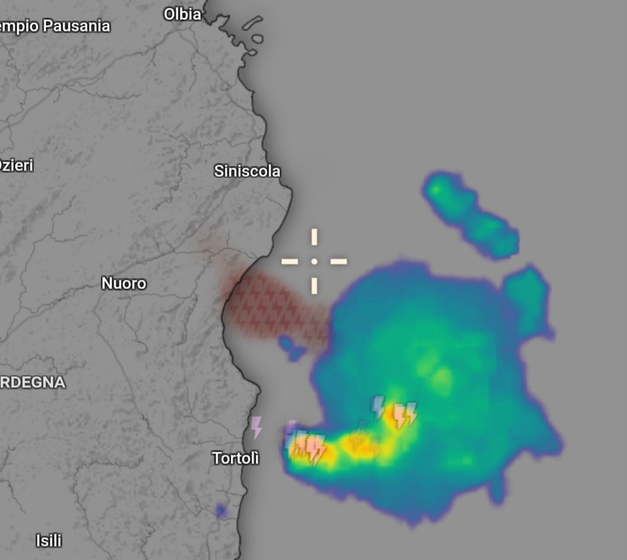 Radar meteo Sardegna 