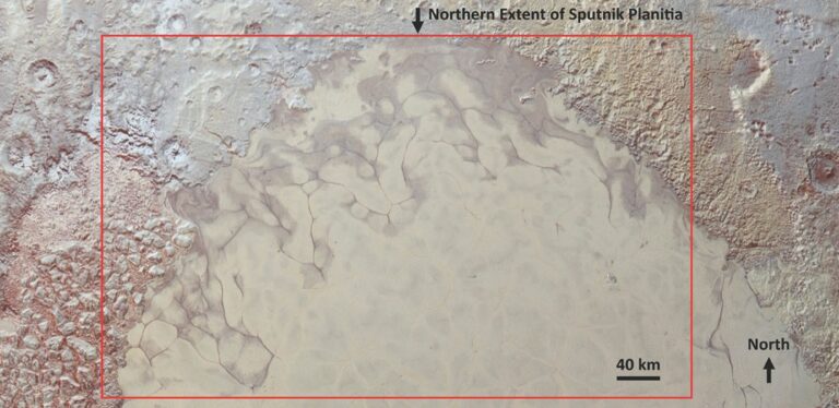 Sputnik Planitia Plutone