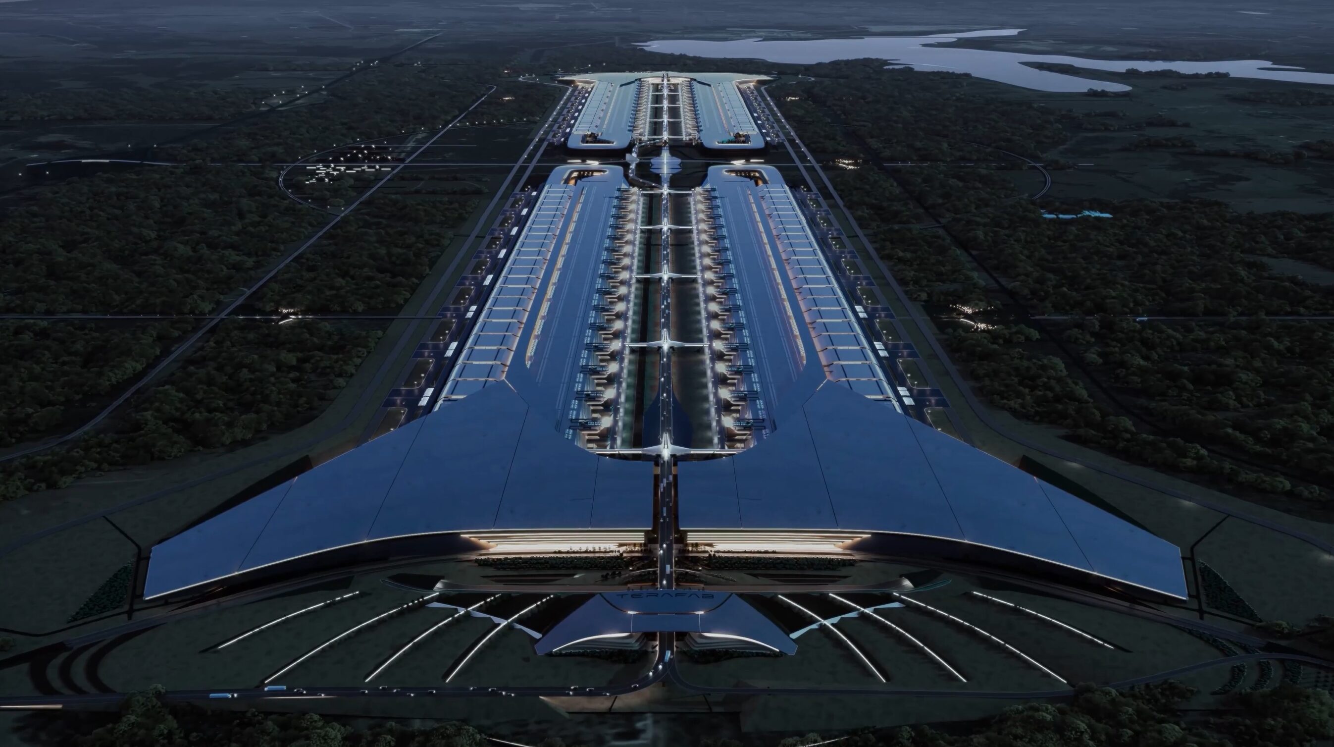 Terafab Texas rendering