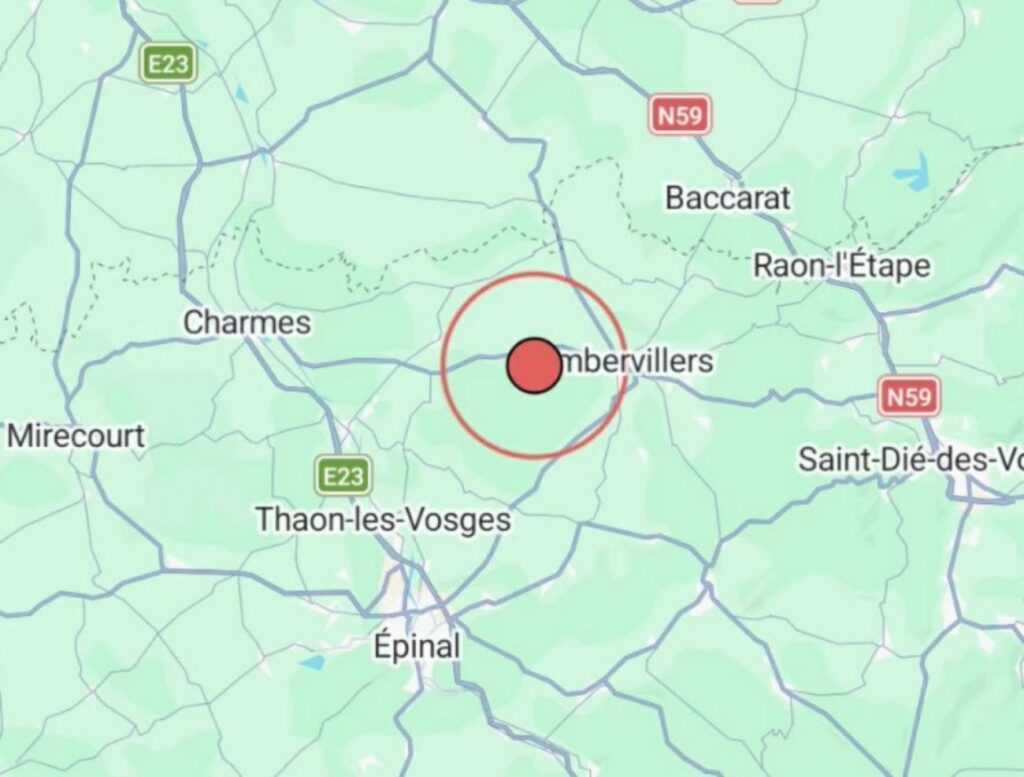 Terremoto Francia