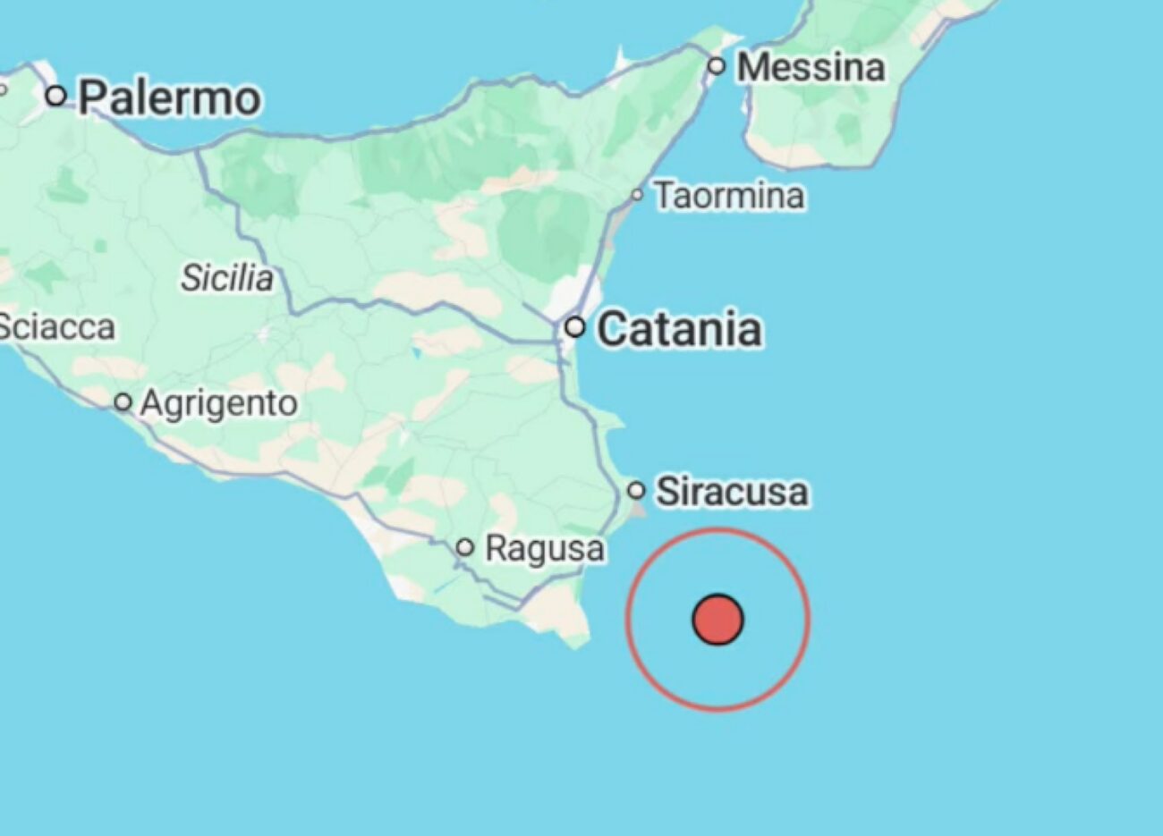 Terremoto Siracusa