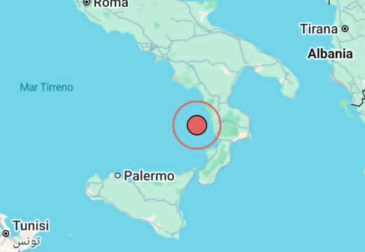 Terremoto Tirreno