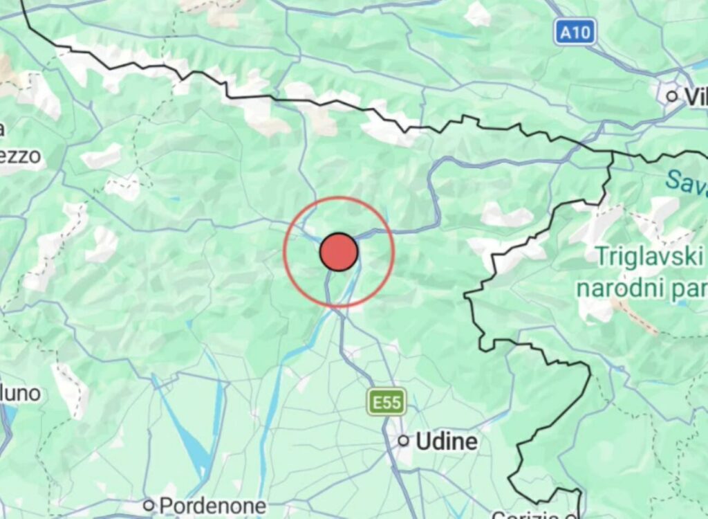 Terremoto Udine