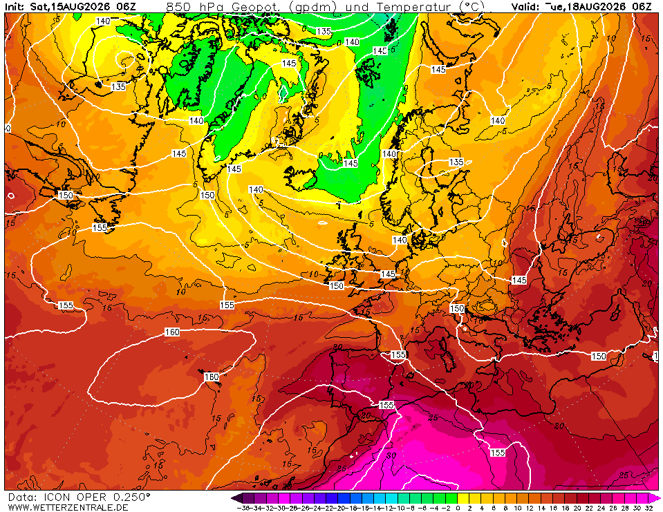 alba martedì 18 agosto temperature