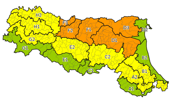 allerta meteo emilia romagna