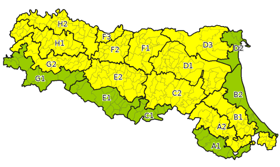 allerta meteo emilia romagna