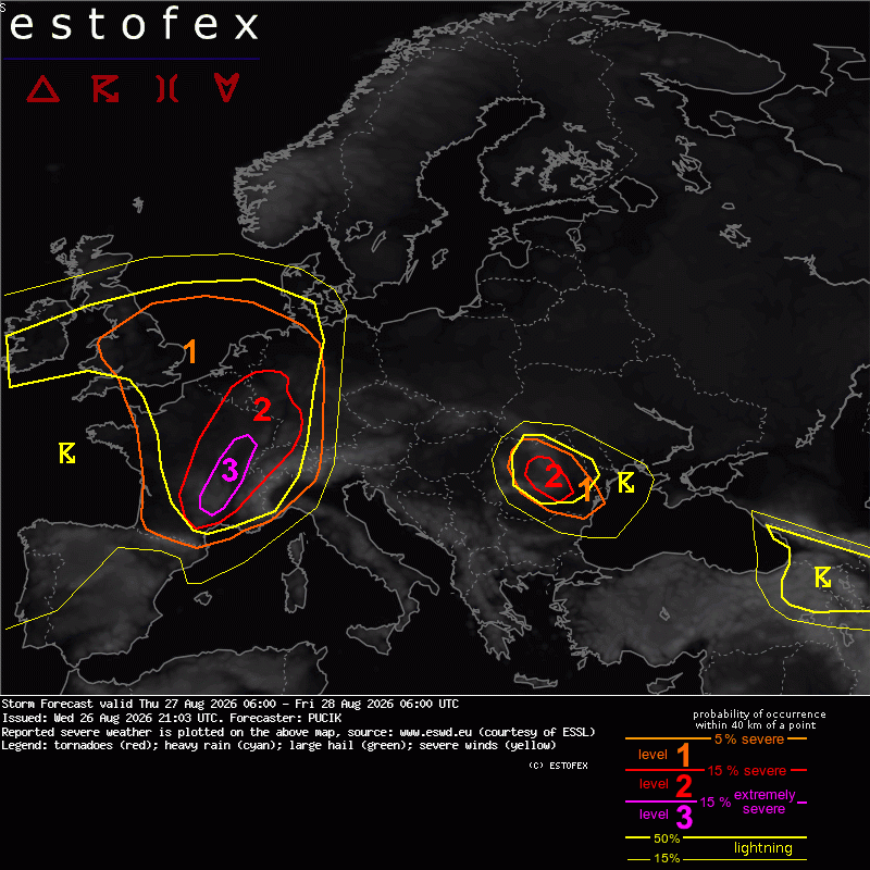 allerta meteo estofex