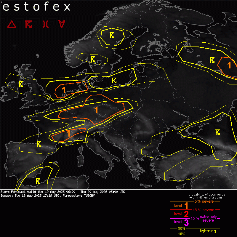 allerta meteo estofex