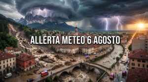 allerta meteo giovedì 6 agosto