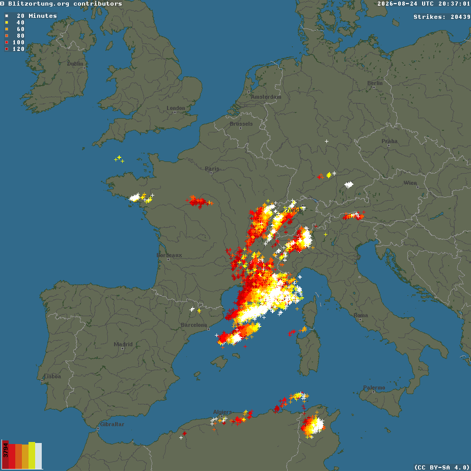 allerta meteo italia notte