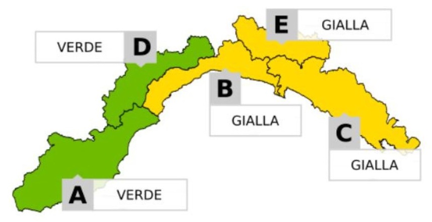 allerta meteo liguria
