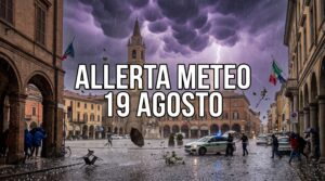 allerta meteo oggi 19 agosto