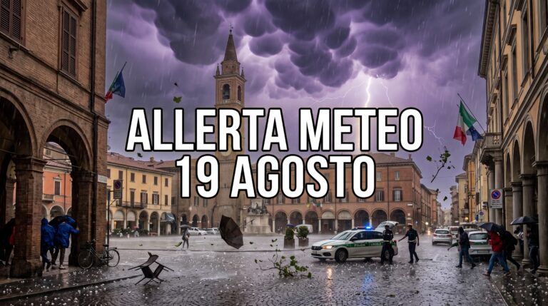 allerta meteo oggi 19 agosto
