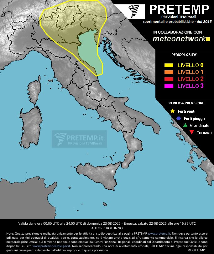 allerta meteo pretemp 23 agosto