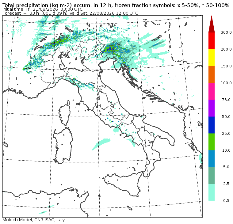 allerta meteo sabato 22 agosto mattina