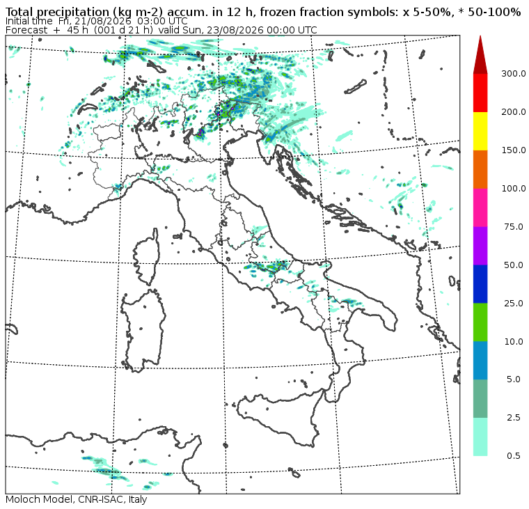 allerta meteo sabato 22 agosto sera