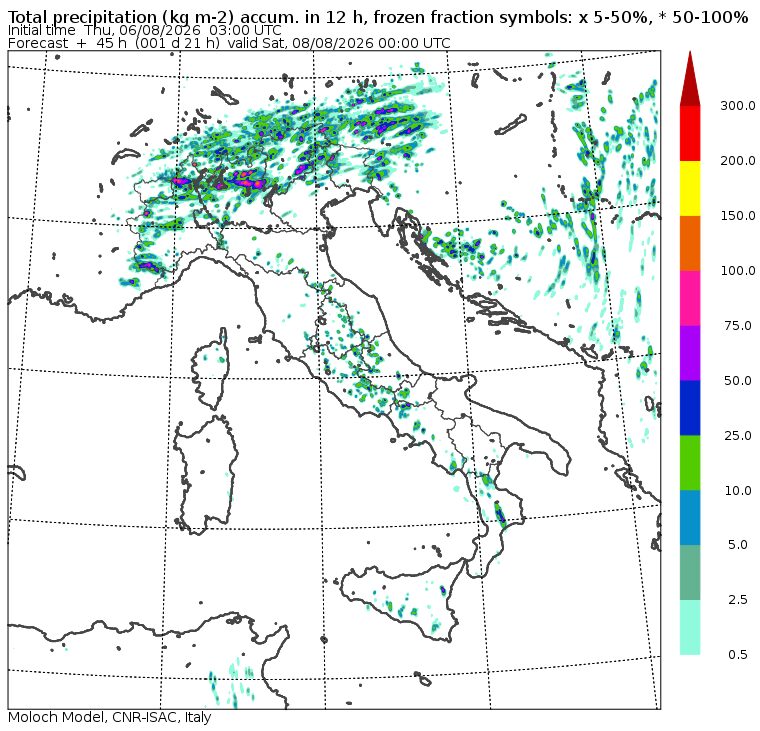 allerta meteo venerdì 7 agosto pomeriggio sera