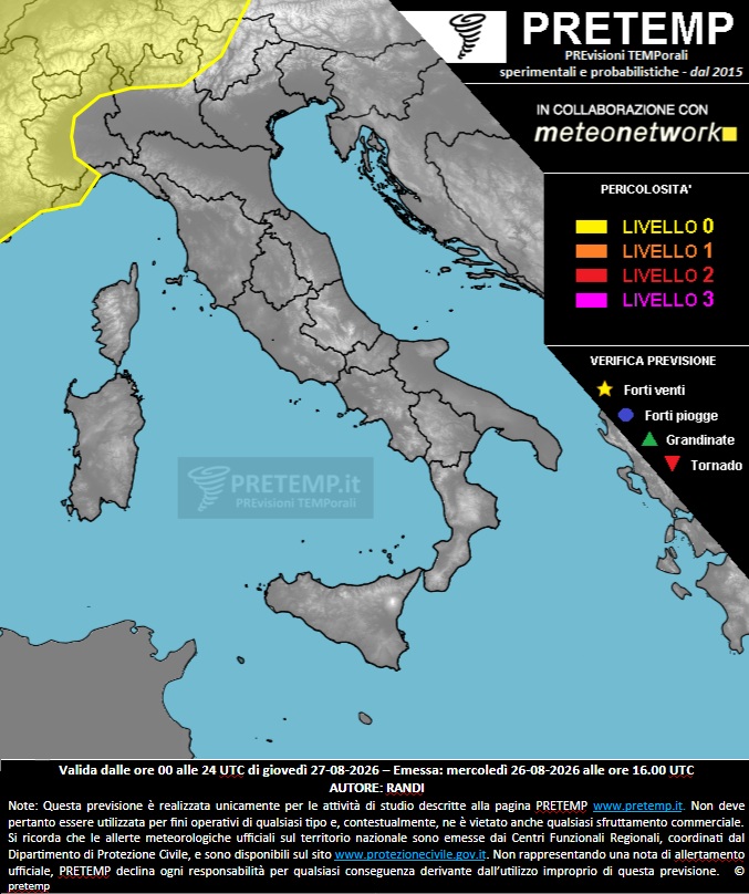 allerta pretemp 27 agosto