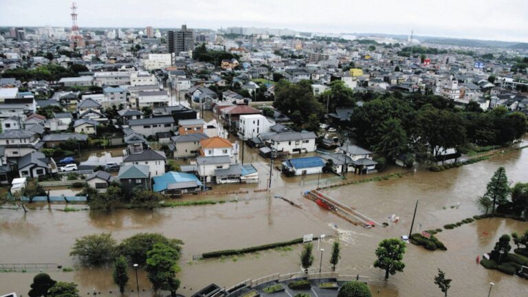 alluvione chiba giappone