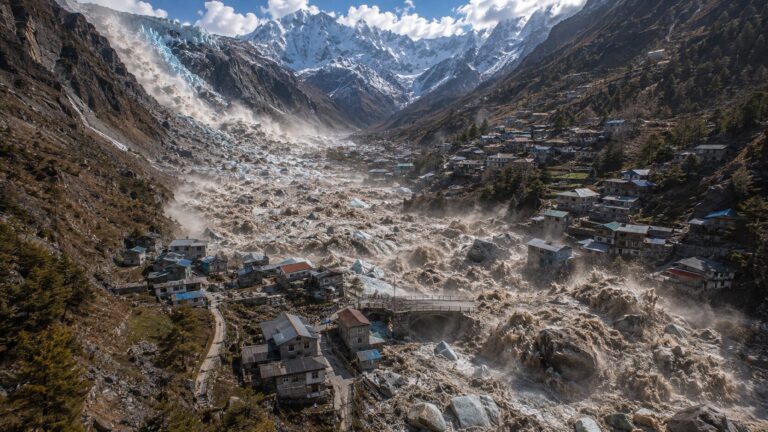 alluvione nepal Timure Syabrubesi