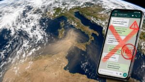 bufala WhatsApp sabbia del sahara