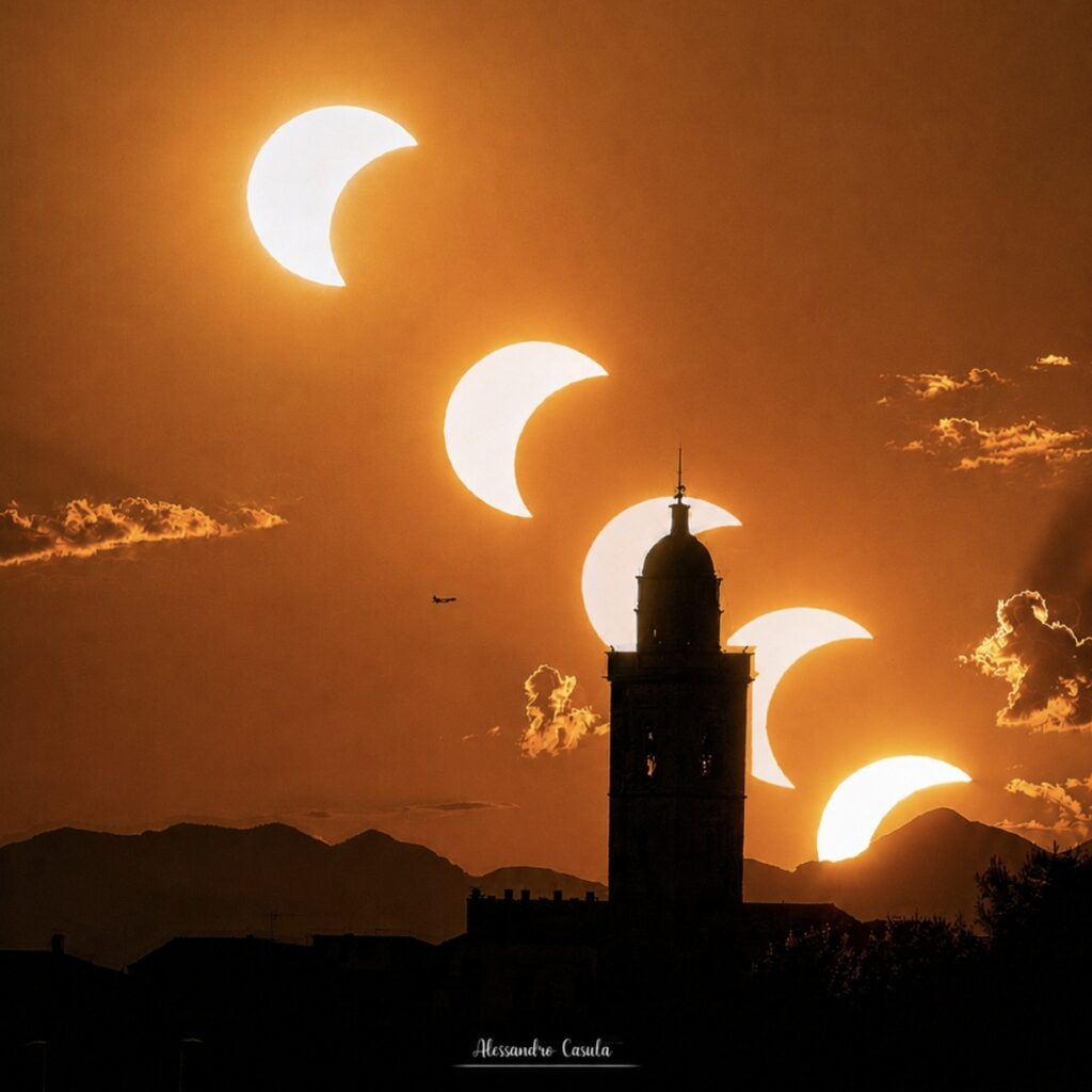 foto eclissi casula sardegna