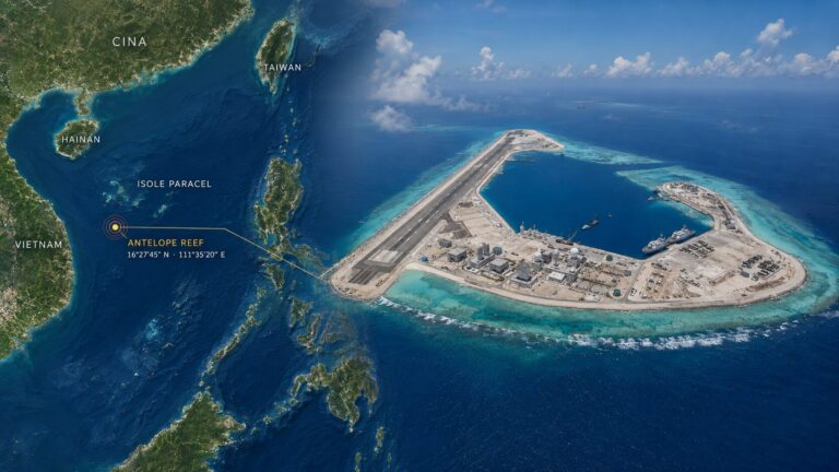 cina isola artificiale mappa