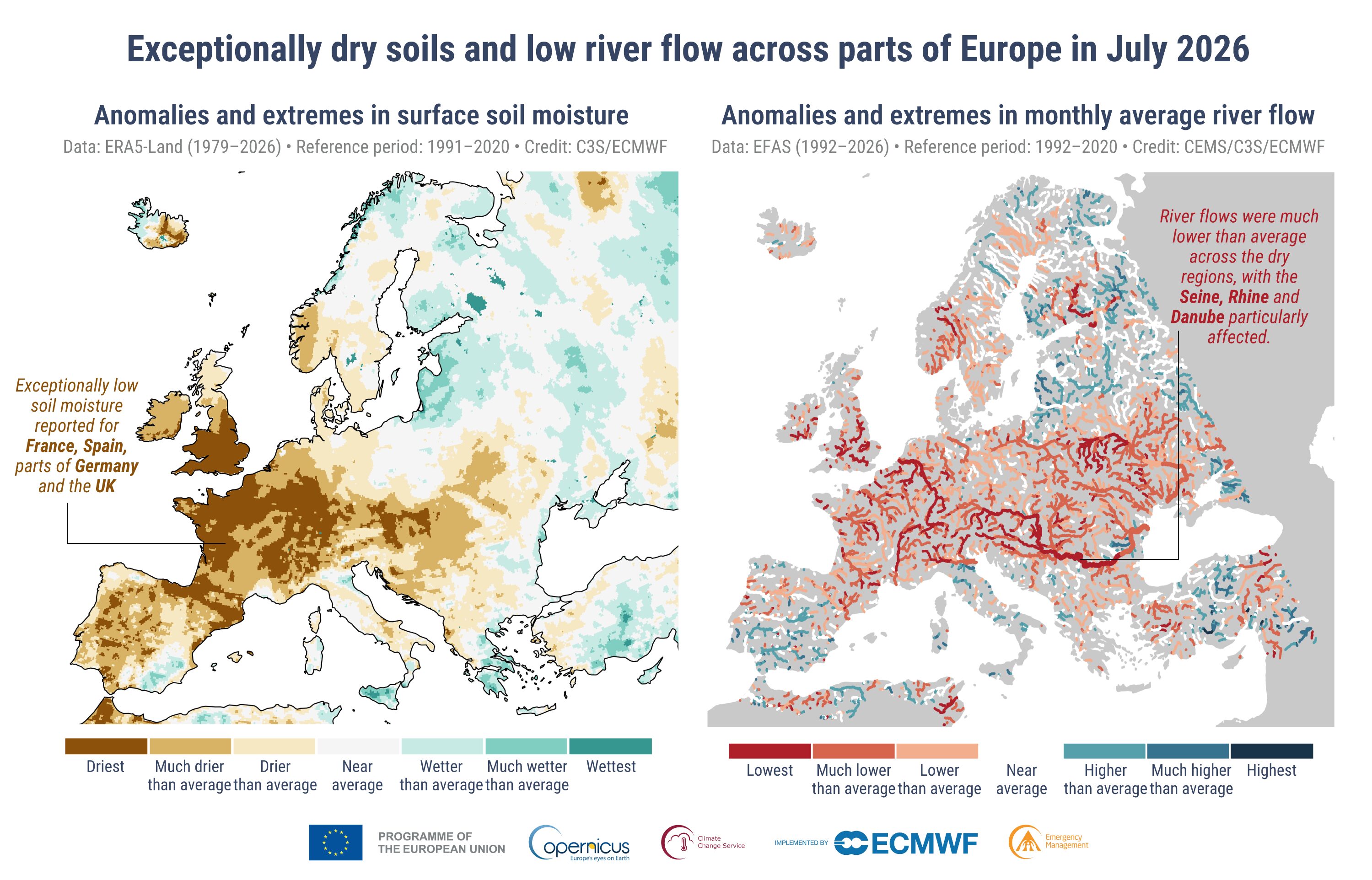 clima dati copernicus luglio 2026