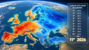 clima luglio dati europa