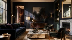colori scuri arredamento