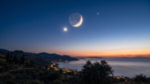 congiunzione luna venere
