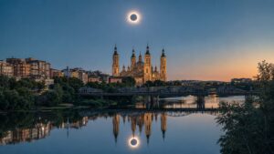 doppia Eclissi di Saragozza foto NASA