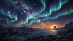 eclissi solare lacrime san lorenzo, aurora boreale 12 agosto